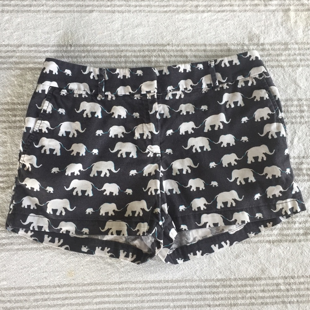 Loft Elephant Print Shorts